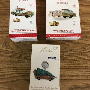 3x Hallmark Keepsake Christmas Vacation National Lampoon's Ornaments Lot of 3